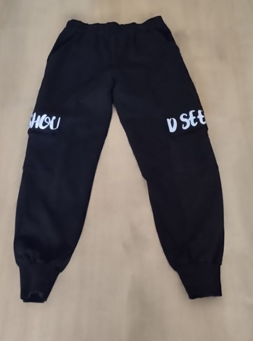 Spodnie dresowe bojówki dziewczynka 152