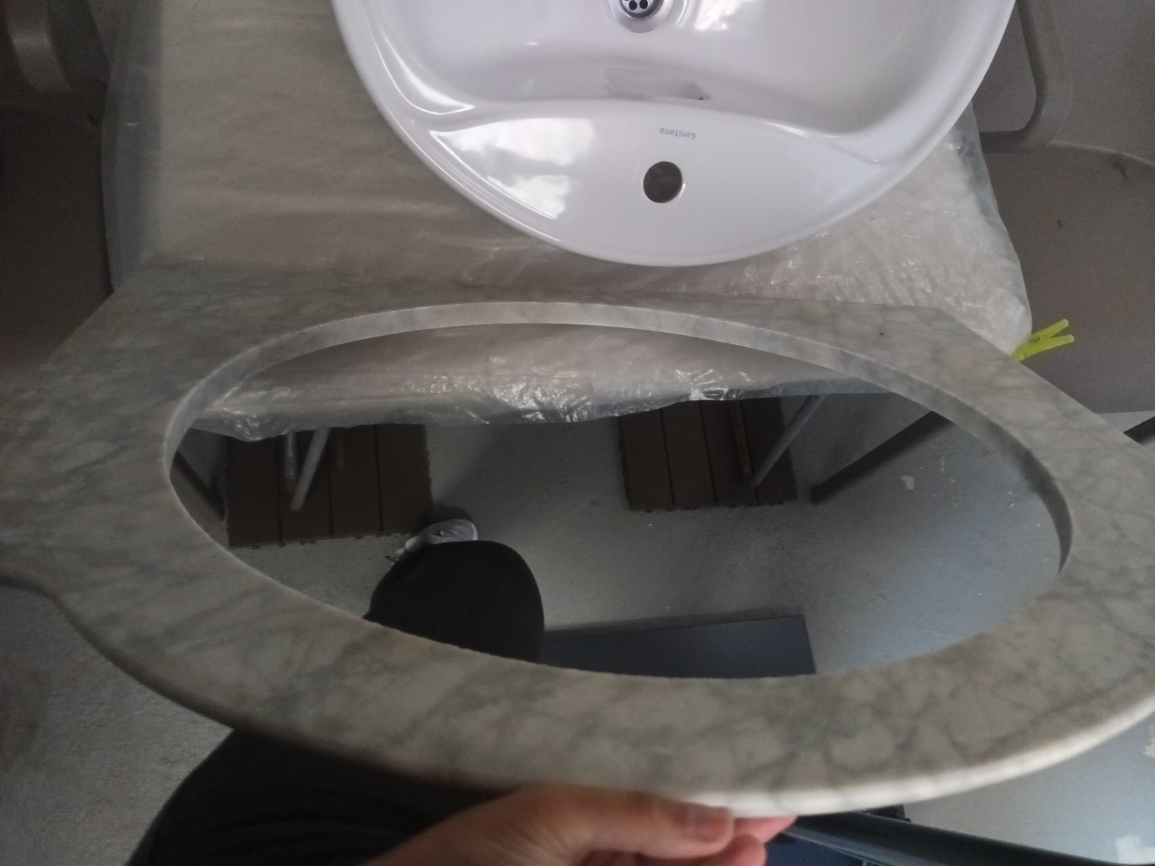 Lavatorio com pedra