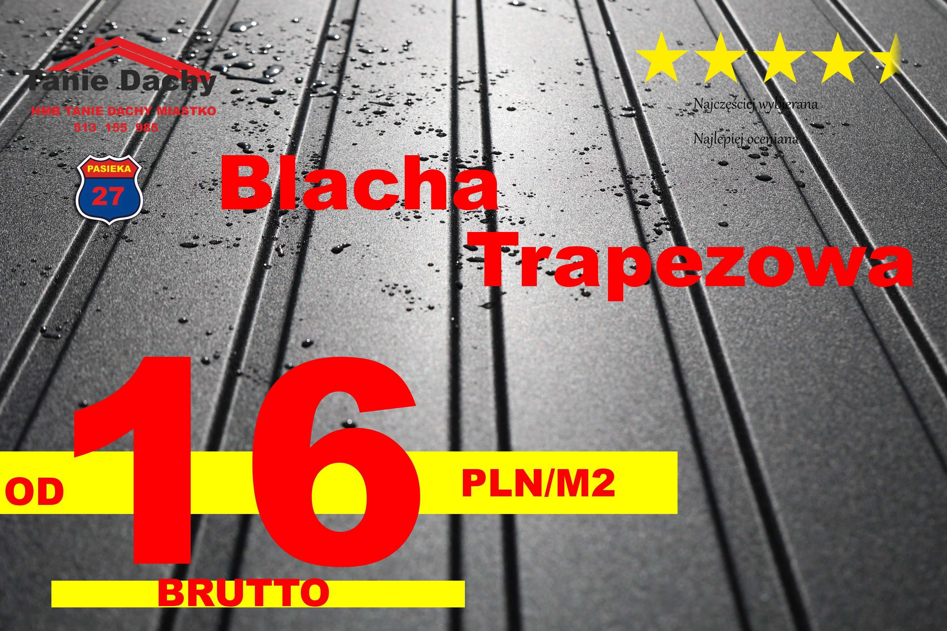 Blacha trapez trapezowa na dach cena brutto
