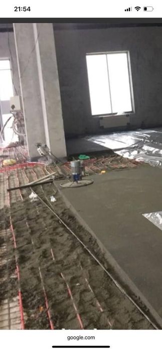 Полусухая стяжка пола / Машинная стяжка ЗА 2 ДНІ