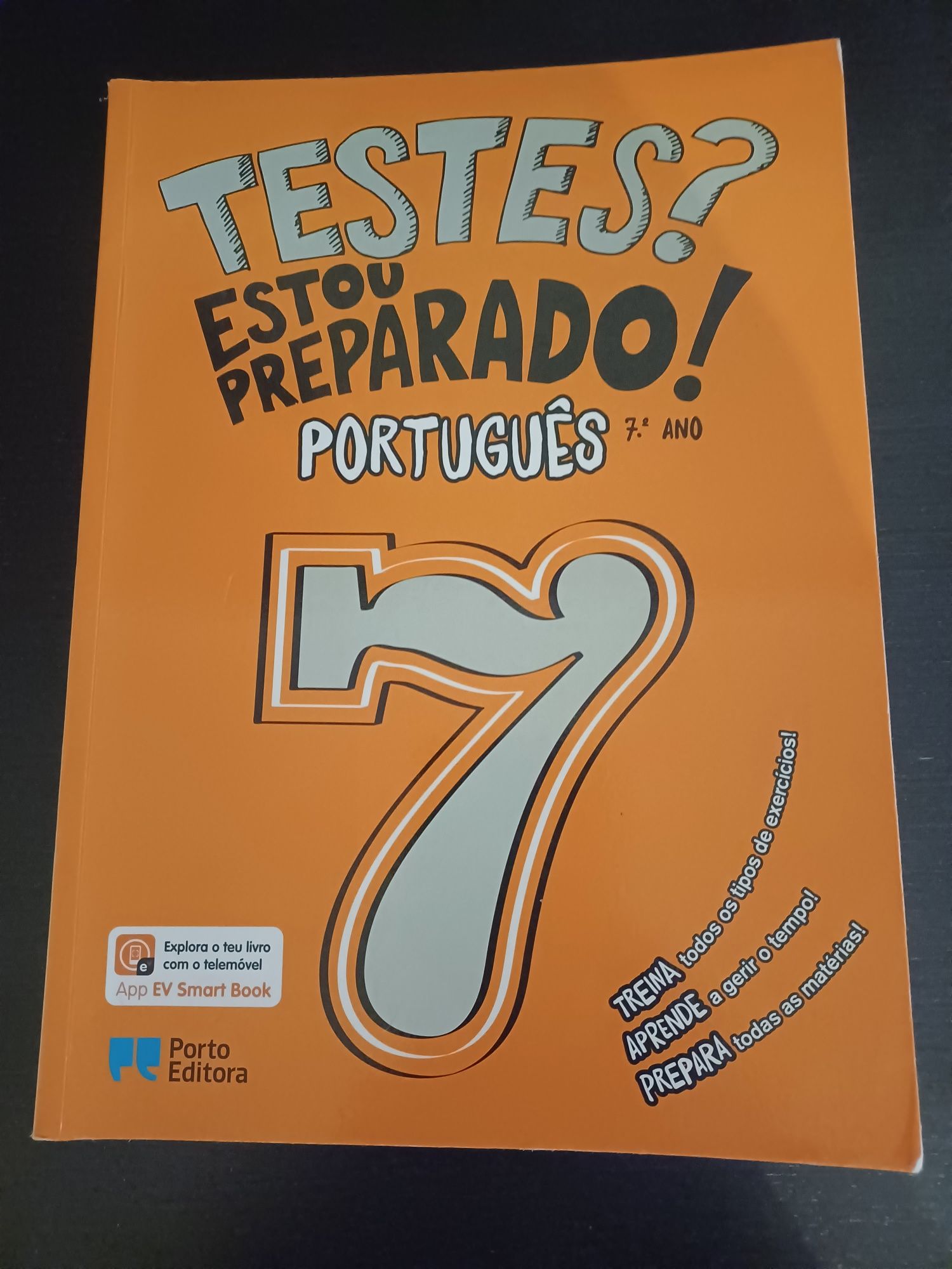 Livro Testes Estou Preparado de Português do 7 Ano