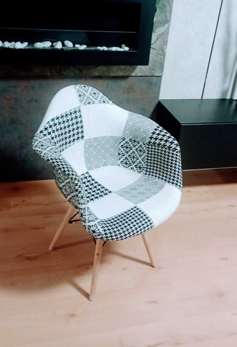 Krzesło tapicerowane Patchwork Big 018