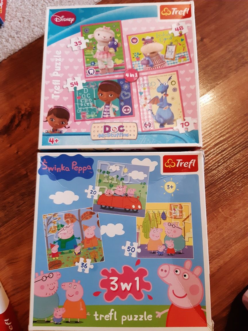 puzzle dr Dosia Świnka Peppa