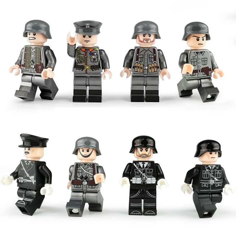Wojsko Niemcy SWAT zestaw 8 figurek.