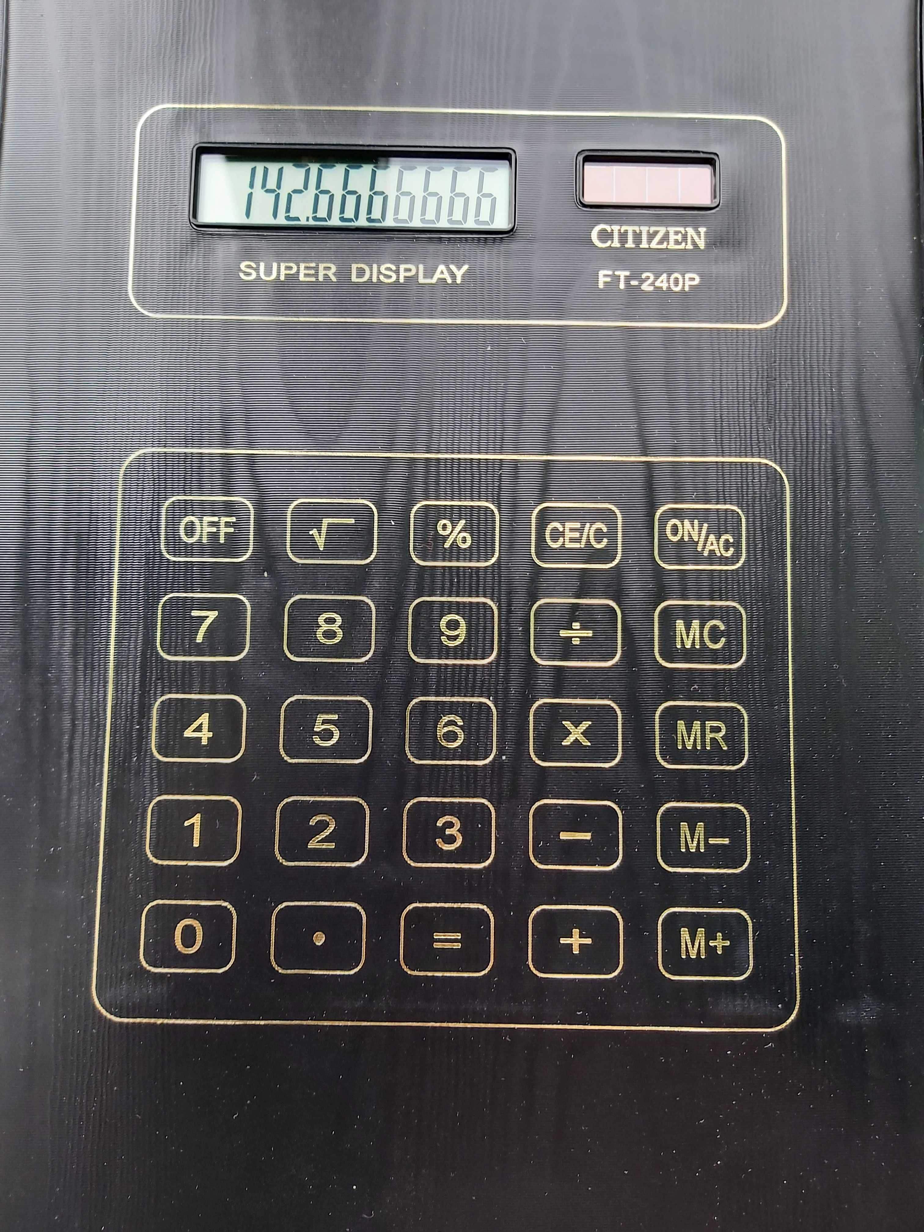 Органайзер-папка-калькулятор CITIZEN FT-240P