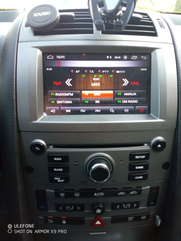 Auto rádio android