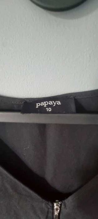 Czarna Koszulka papaya M