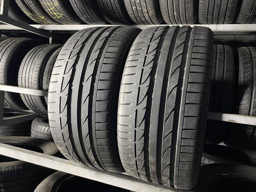 2шт бу літо RunFlat 245/35/R18 7мм 2020р Bridgestone Potenza S 001