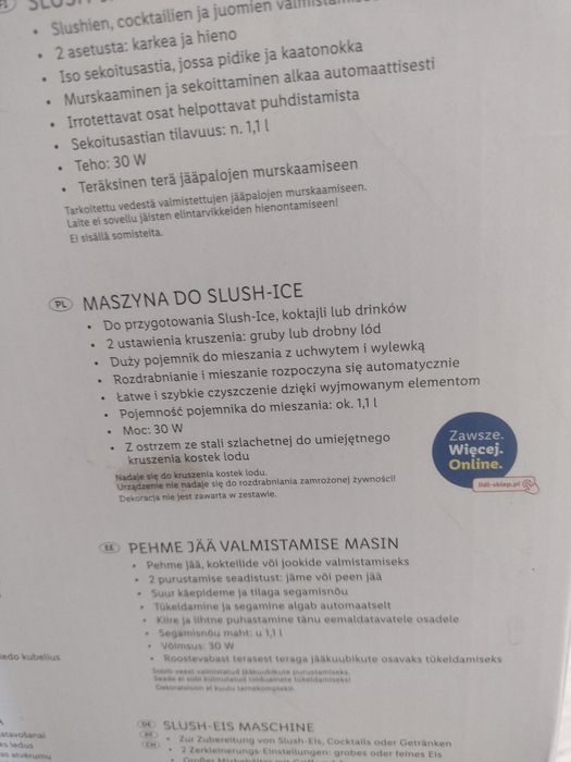 Maszyna do robienia slushy