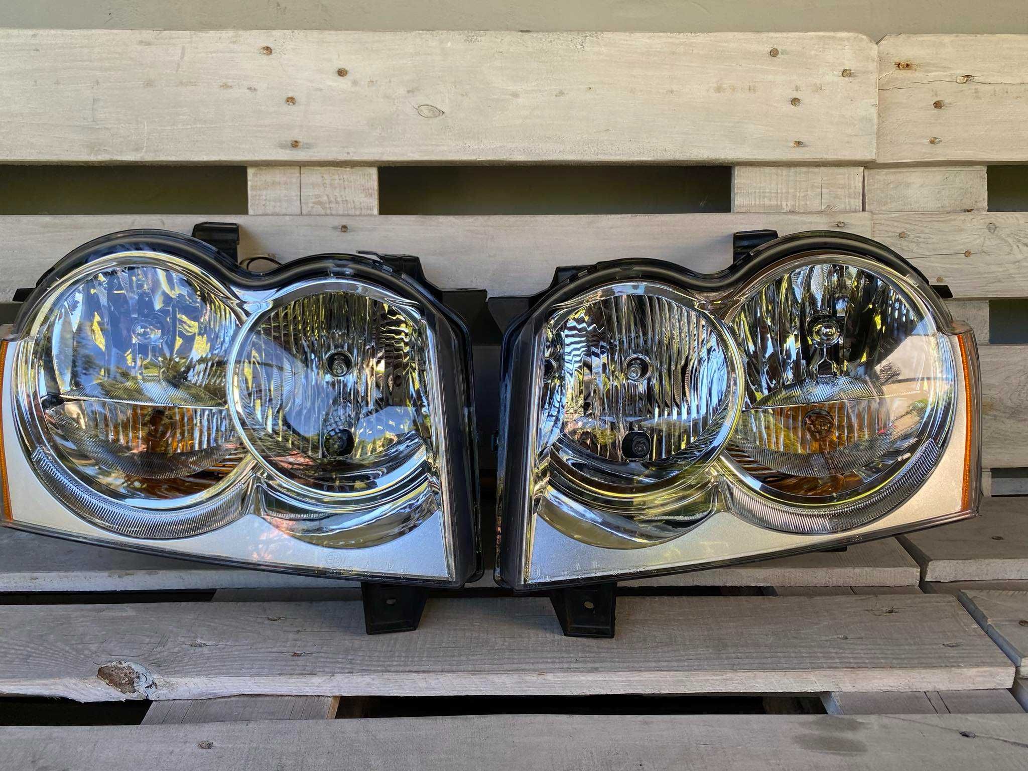 reflektor lampa lewa prawa przód jeep grand cherokee wk