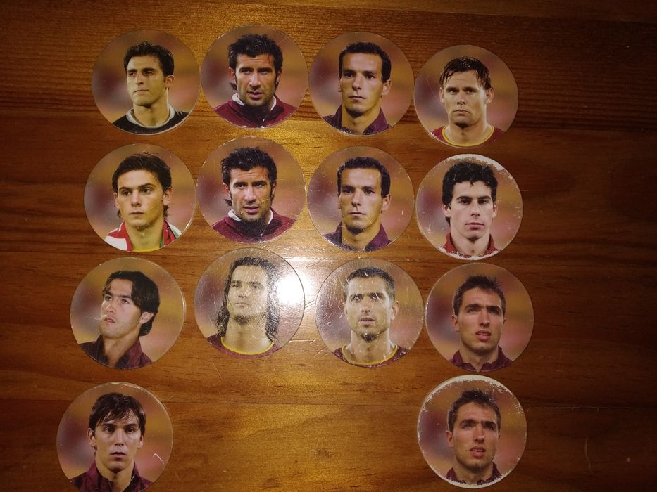 Tazos Euro 2004, futebol