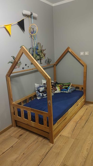 Łóżko domek 160cm dziecięce
