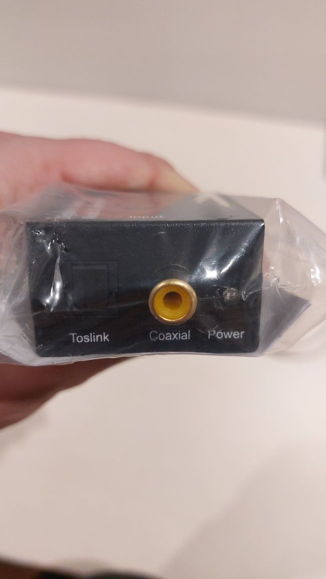 Dac konwerter cyfrowy audio optyk coax.