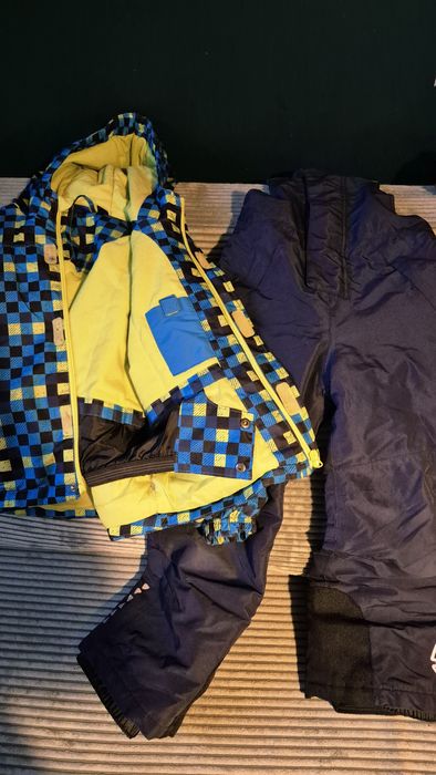Zestaw kurtka narciarska i spodnie 110 116