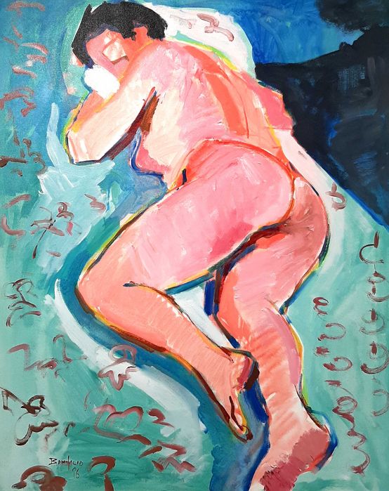 Bonifácio grande pintura sobre tela