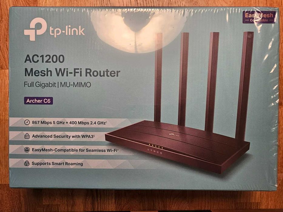 Sprzedam nowy Wi-Fi Router TP-Link Archer C6 Ver.4.0