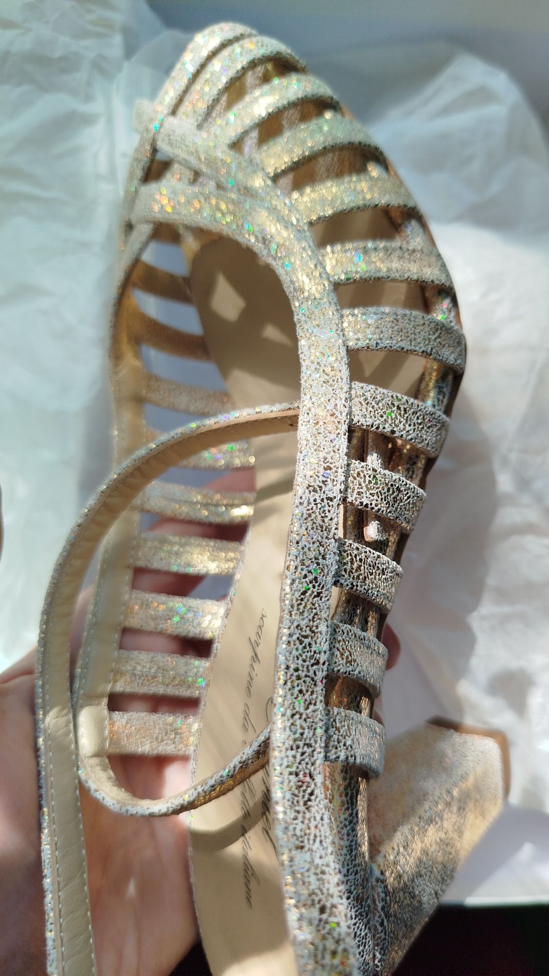 Anniel 38 nowe buty sandały obcasy gladiator