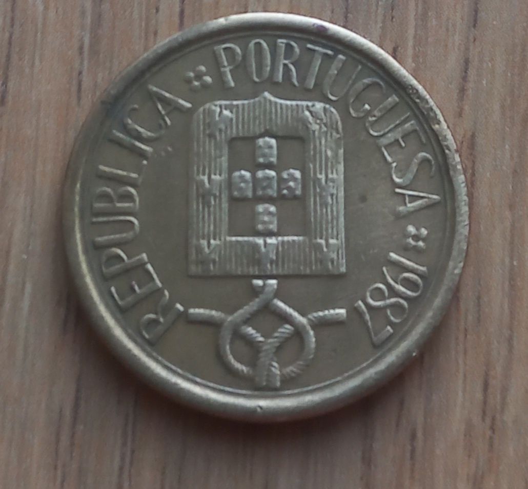 10 escudo 1987 r. Portugalia