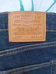 Granatowe męskie jeansy Levis 512 W33L34