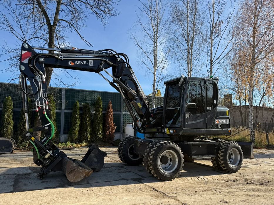 Yanmar B 110 W  Koparka Yanmar B 110W , tiltrotator X12 , 635 MTG - maszyna jak nowa !