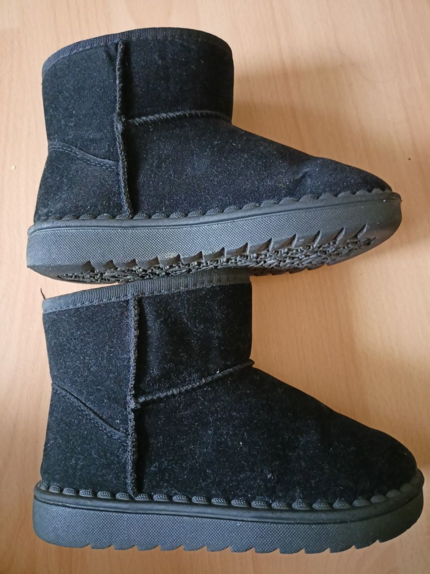Ocieplane buty botki śniegowce emu 29 30 chłopięce dziewczęce zimowe