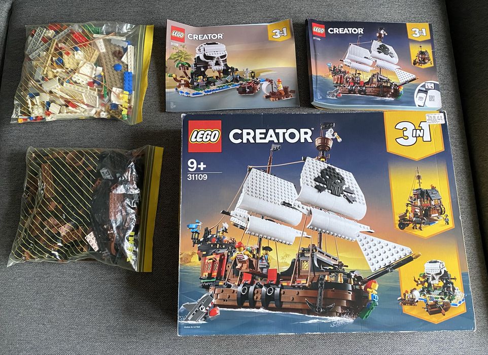 LEGO Creator 31109 3w1 - Statek piracki