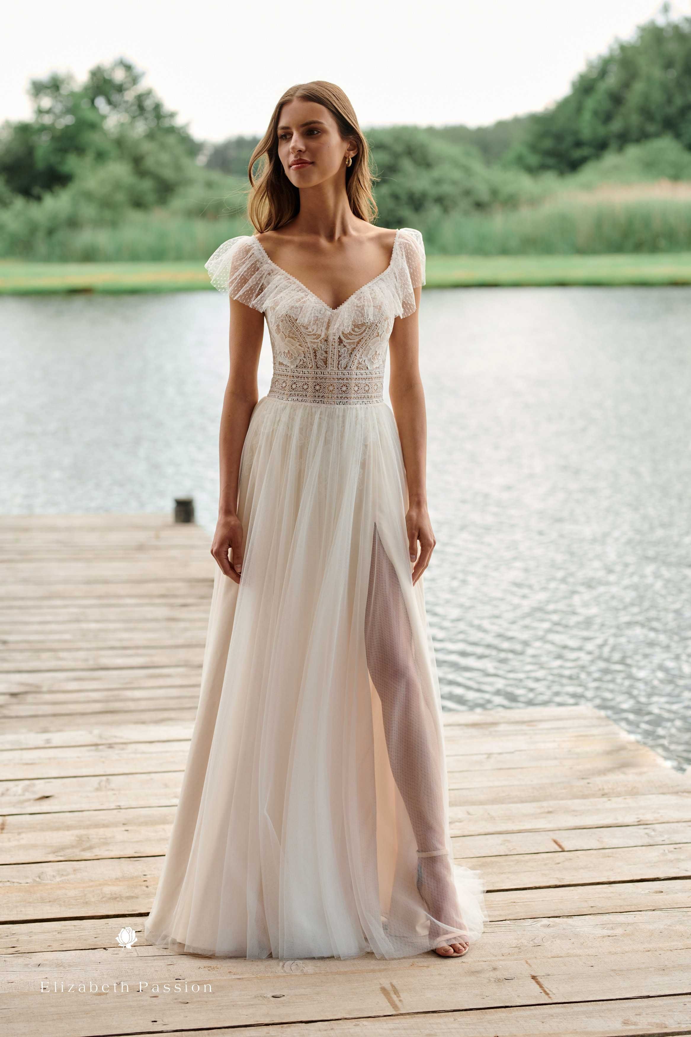 Suknia ślubna Elizabeth Passion model 4851 rozmiar XS, wzrost 171 cm