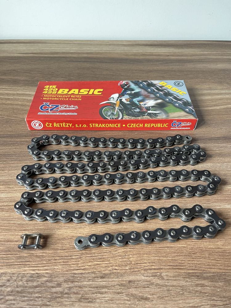 NOWY CZESKI łańcuch napędowy FAVORIT 120 / 428H WSK 175 SHL M17