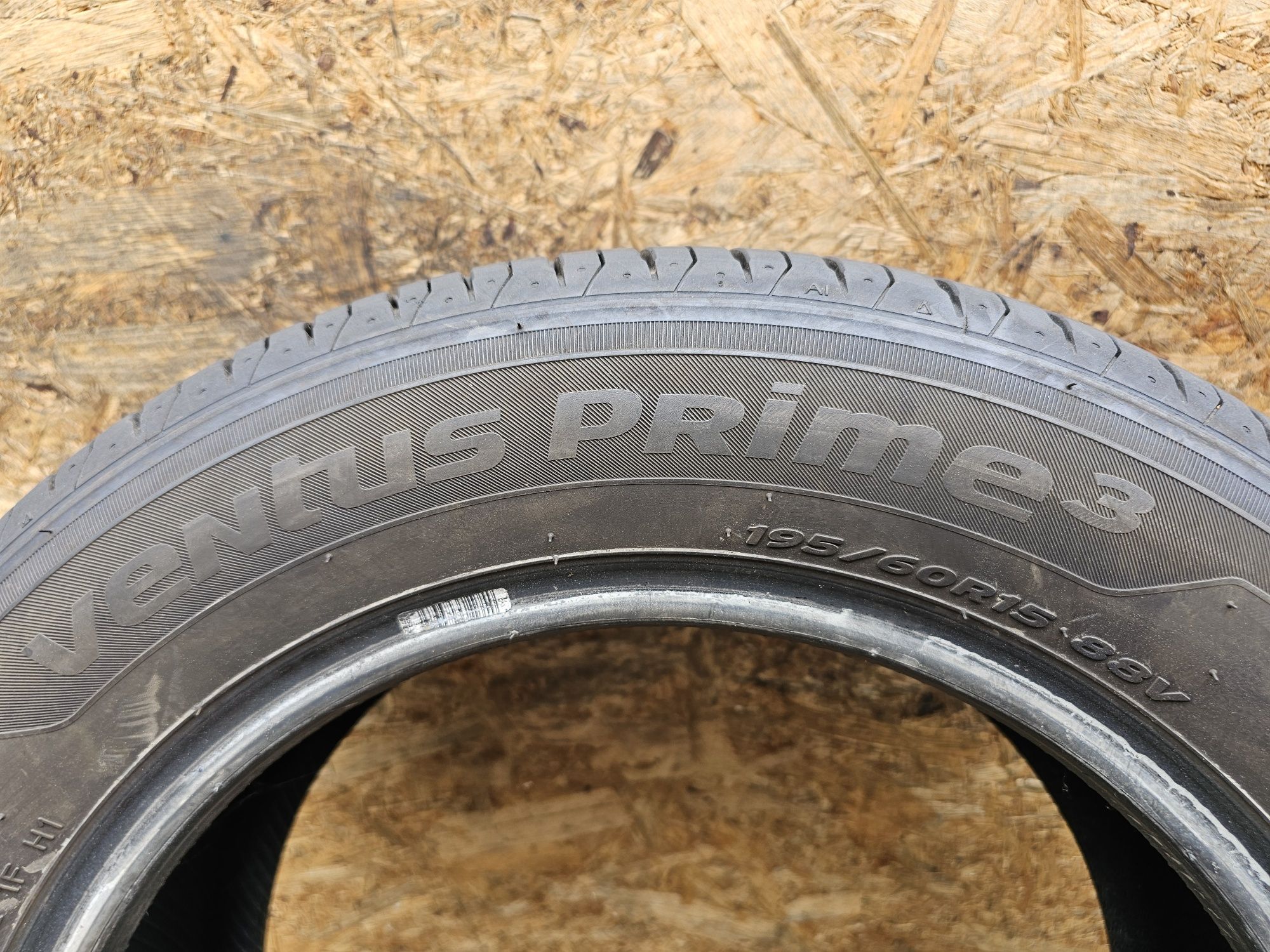 Idealne!!  7,5mm. 195/60 r15 Hankook Ventus Prime 3. 2021rok