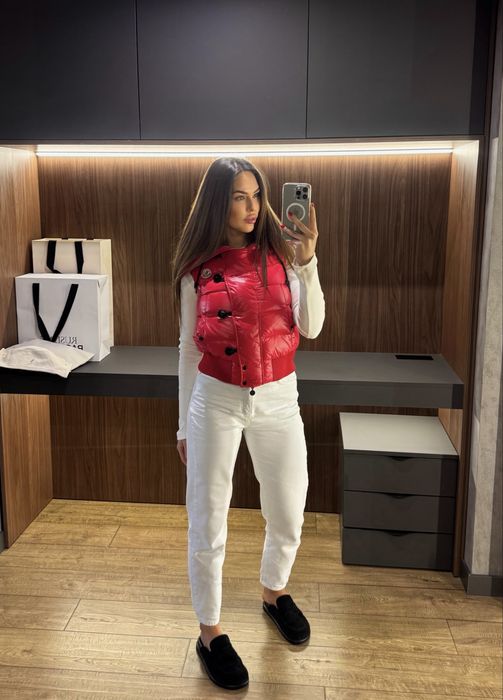 Жіночий жилет Moncler оригінал balenciaga miu miu dior heron preston