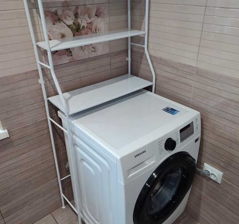 Продам стелаж 157х65см у ванну стеллаж над пральною машиною металевий