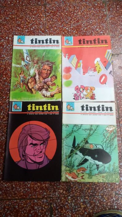 22 Revistas Tintin 9º/10º/11º ano