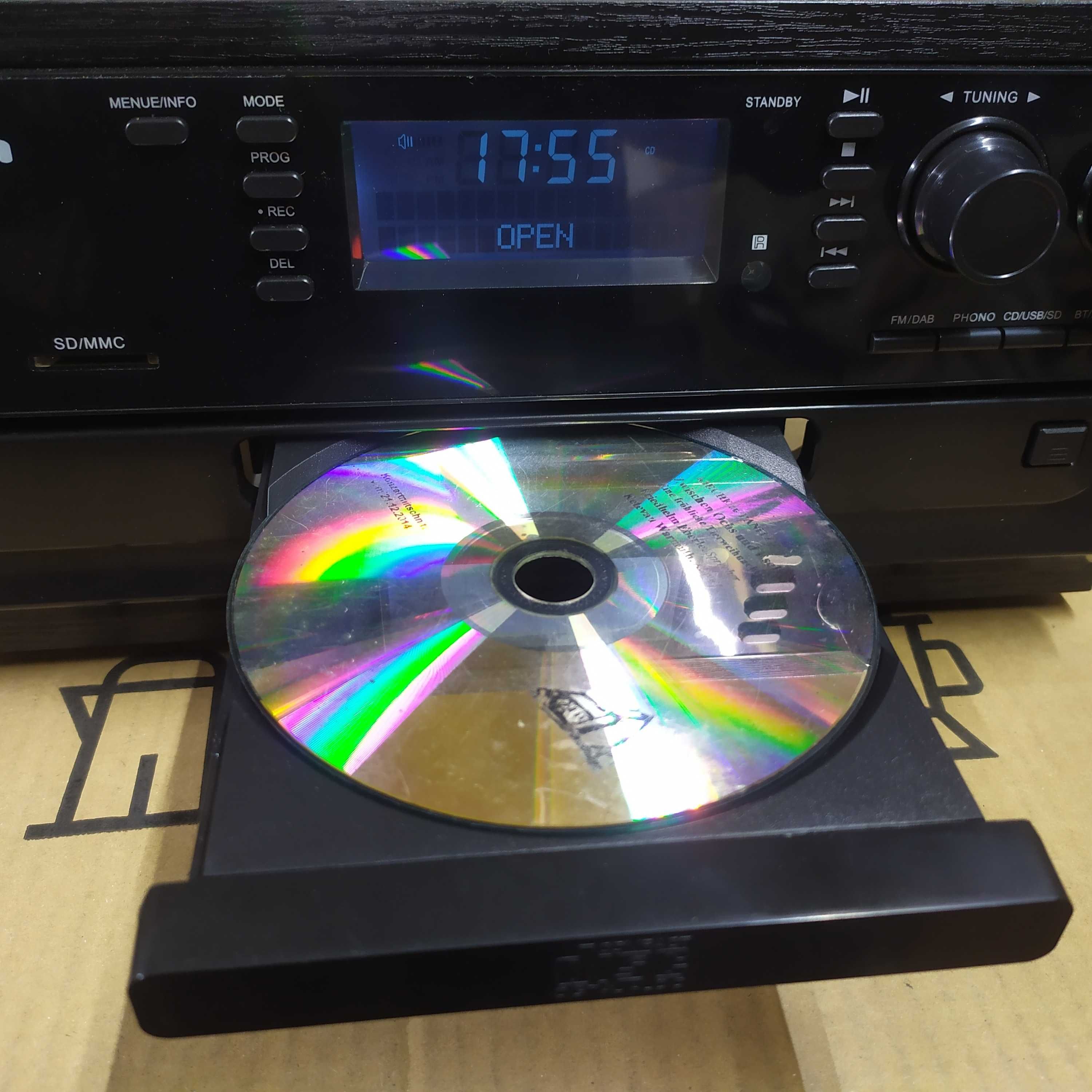 zestaw stereo ,gramofn,cd,fm,bt,kaseta Oakland DAB