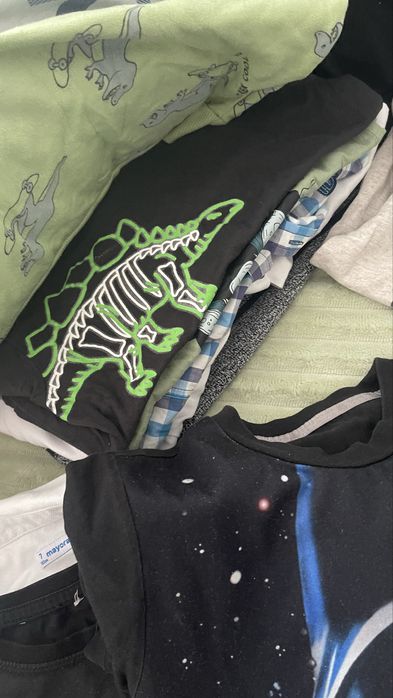 Wielka paczka ubrań dla chlopca 122