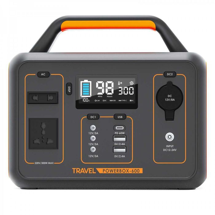 Przenośny magazyn energii TRAVEL POWERBOX 600 300W /NowyLombard Raków