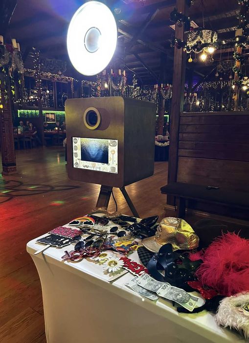 FOTOBUDKA RETRO FOTOBUDKA 360 PRO Fotobudka Drewniana Klasyczna JAKOŚĆ