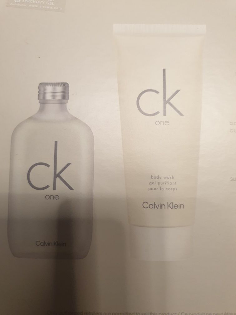 Calvin Klein CK One woda toaletowa spray 50ml + żel pod prysznic 100ml