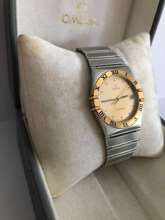 Omega Constellation, Full Set, zegarek męski, TOP