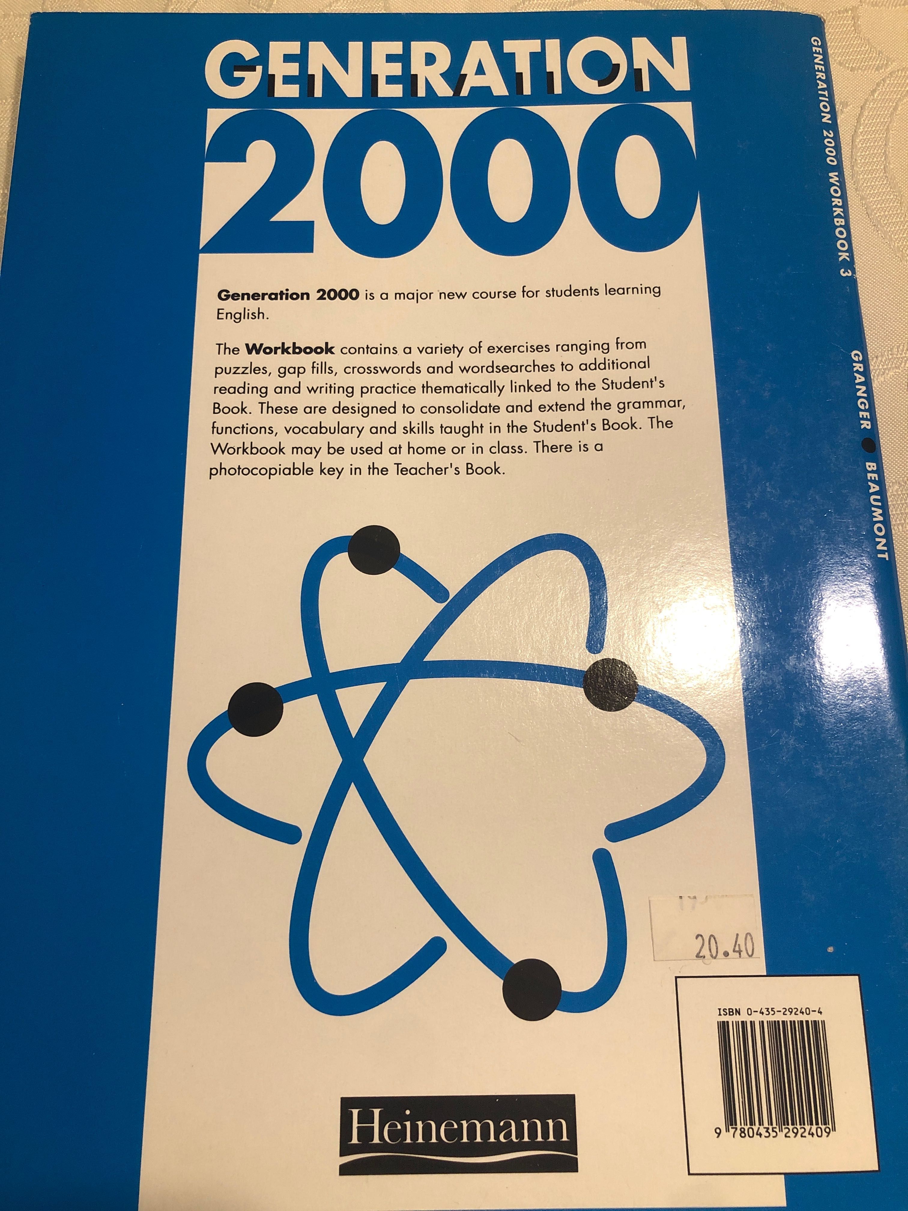 Generation 2000  3 SB, WB, Book 3 Tests + kasety