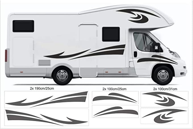 Zestaw naklejek na kampera camper ducato master chausson hobby nalepki