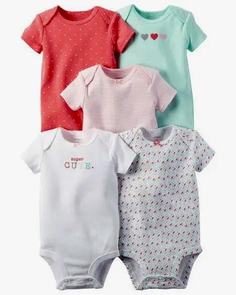 Набір боді нові на дівчинку 6 місяців carters