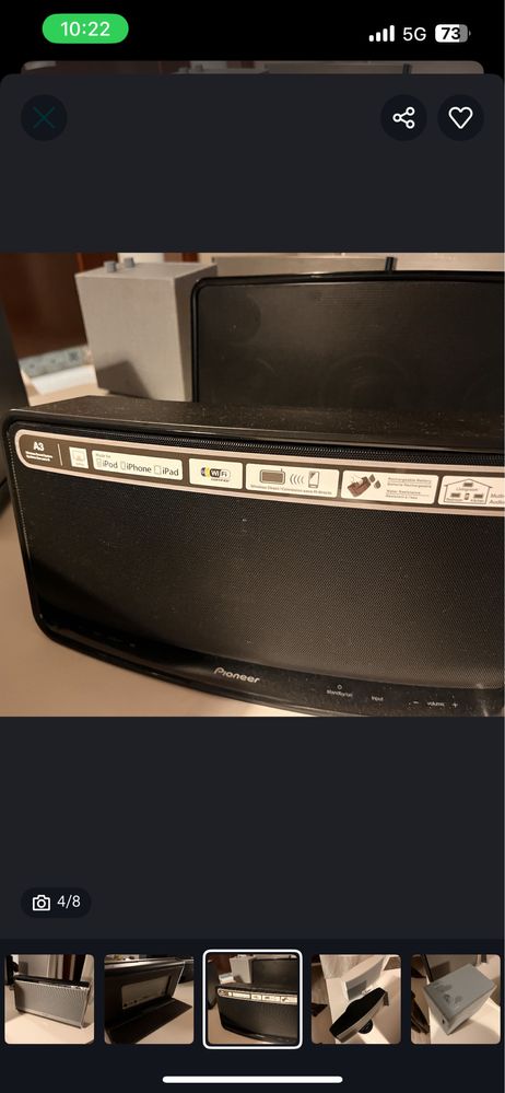 Colunas wifi pioneer A3 e A4 multiroom