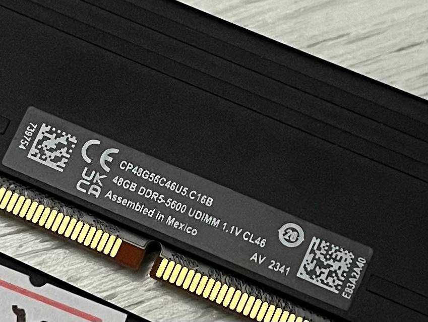 Crucial Pro DDR5 48GB (1x48) 5600MHz CL46