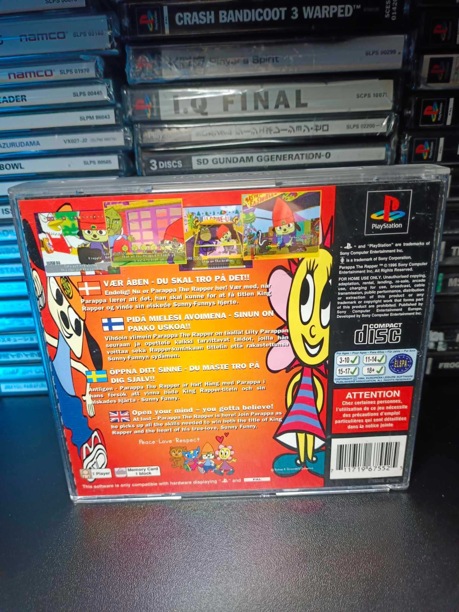 Parappa The Rapper ps1 psx Playstation1