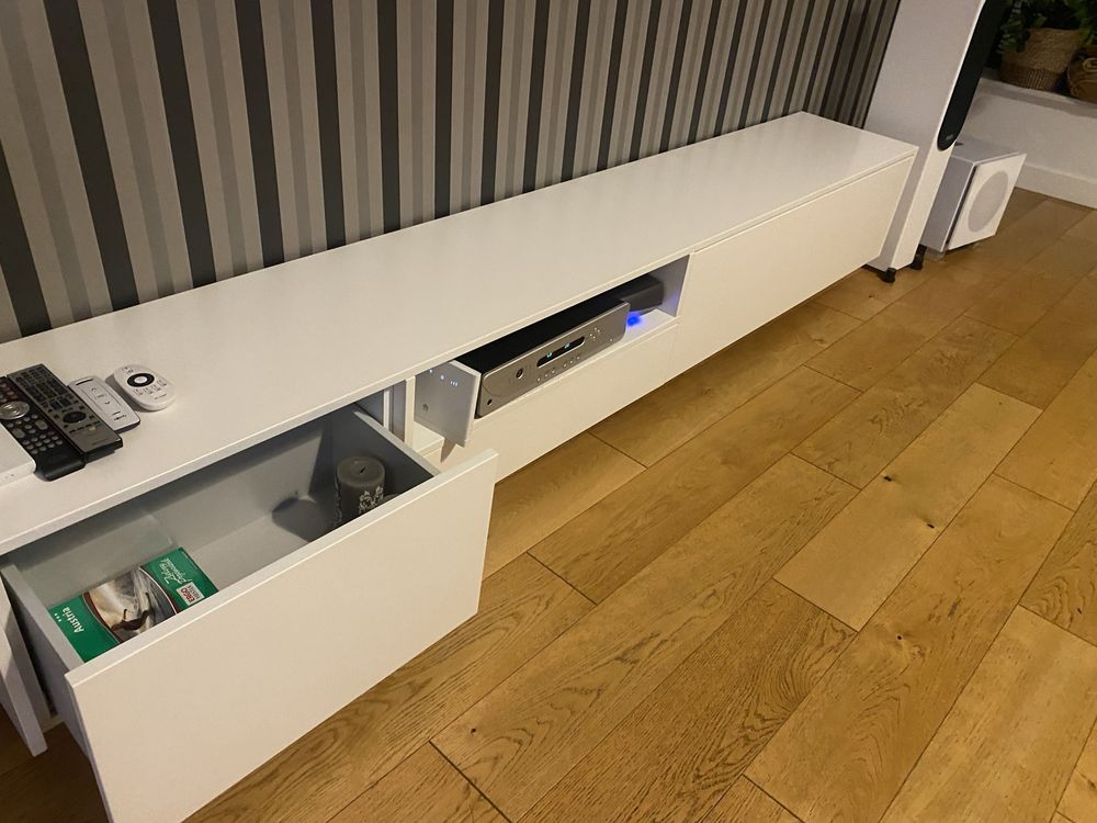 Komoda TV biala MDF