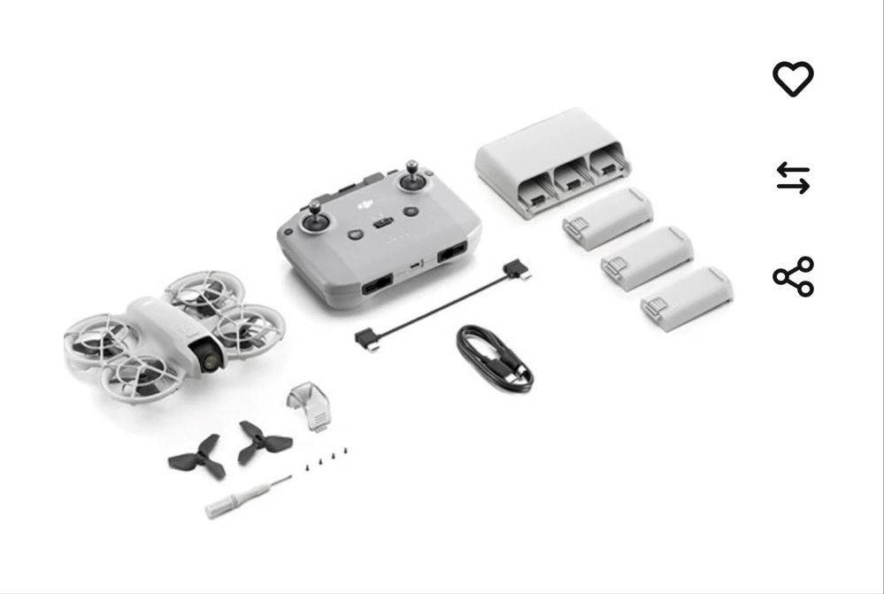 Drone DJI NEO Fly More comb