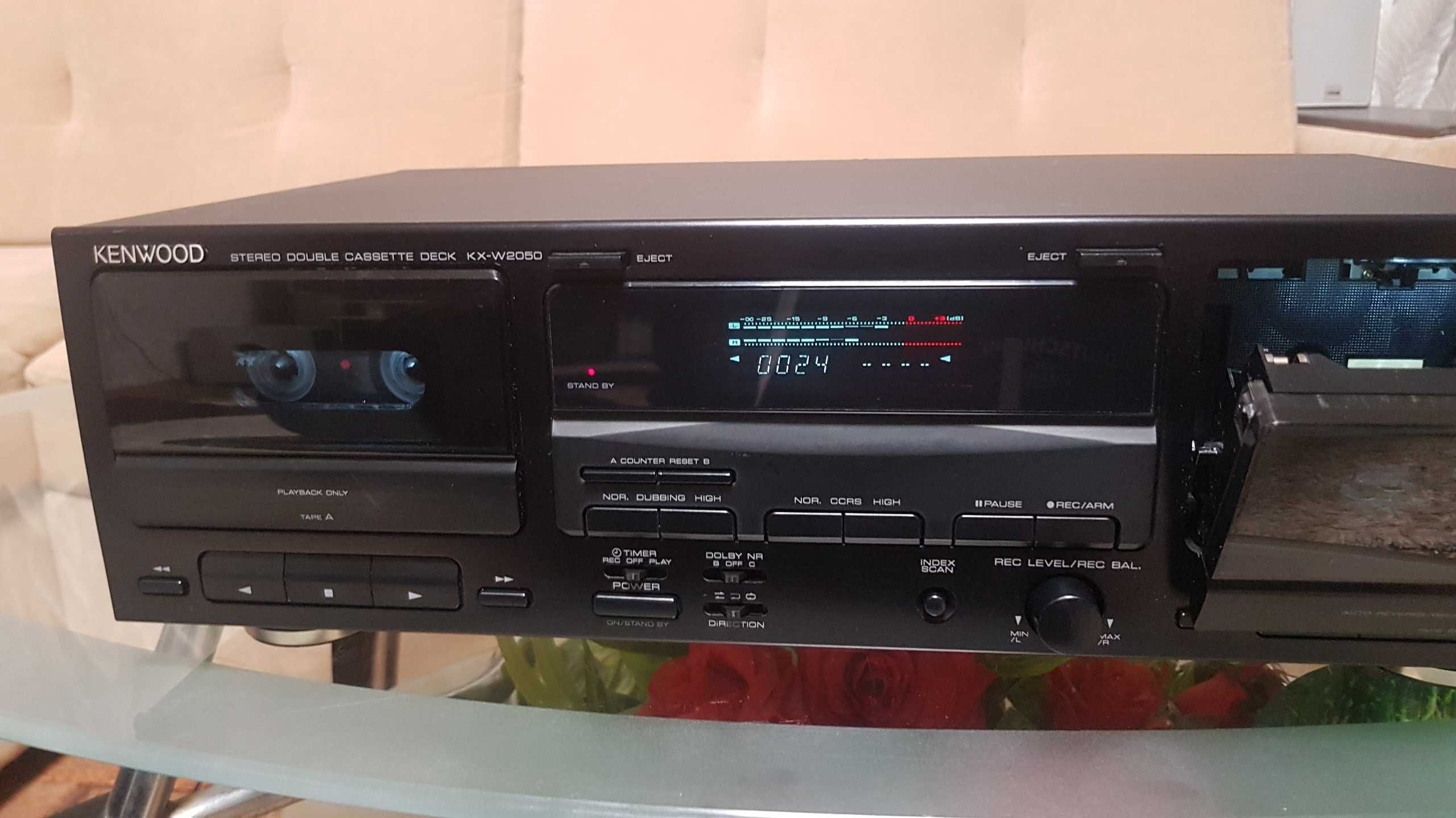 Двухкассетная дека Kenwood KX-W 2050 CCRS made in Japan