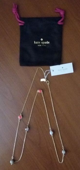 Lancuszek pozlacany KATE SPADE firmowy