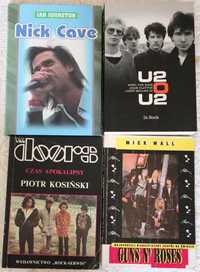 U2, Guns N' Roses, The Doors, Nick Cave, The Beatles - książki