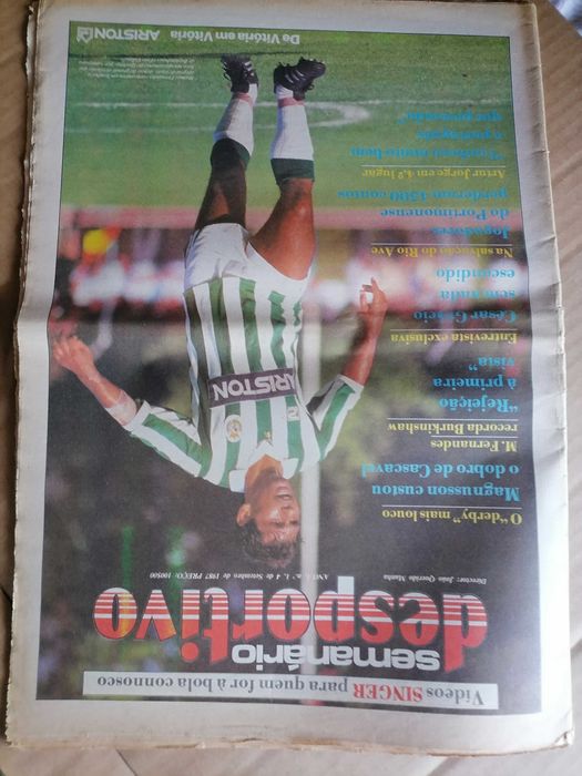 Semanário Desportivo Nº1 Ano 1987 32 Páginas /Manuel Fernandes